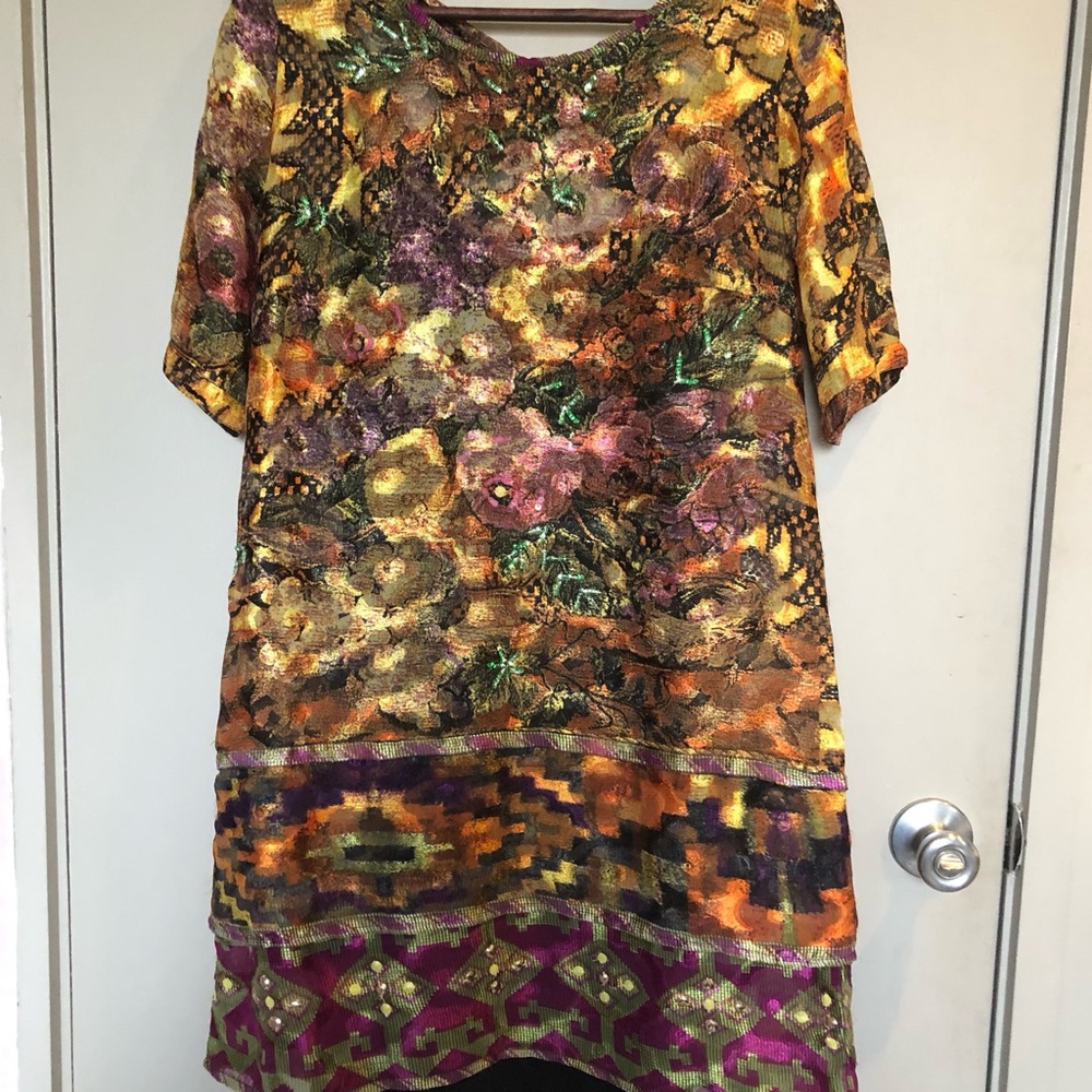 Desigual Shimmering Dress EU 42 Delicate! Stunning!